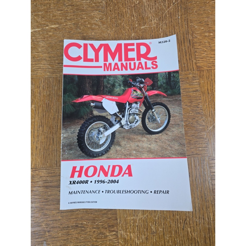 Clymer Repair Service Shop Manual Vintage Honda XR400R 1996-2004